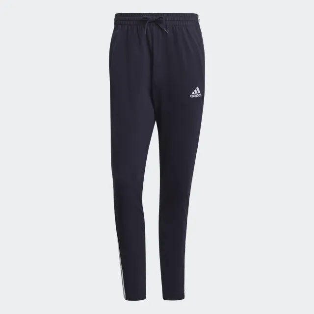 Adidas Essentials Single Jersey Tapered Open Hem 3-stripes Pants