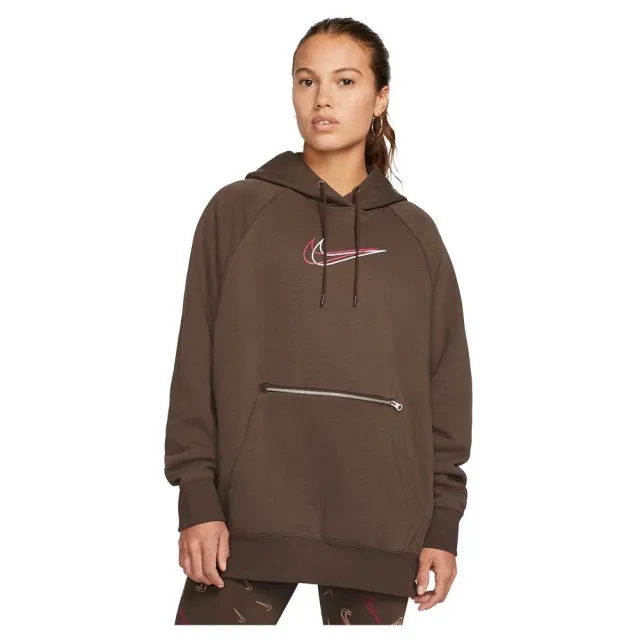 Nike Sportswear Po Os Bb Fleece Print Hoodie