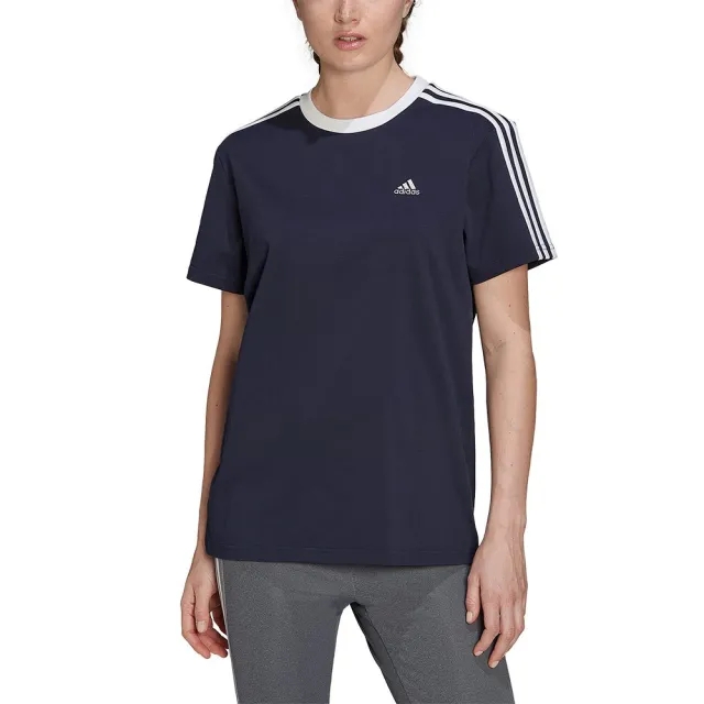 Adidas Essentials 3 Stripes Short Sleeve T-shirt