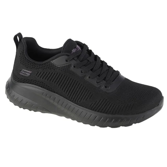 Skechers Women's BOBS Sport Squad Chaos - Face Off Sneaker in Black