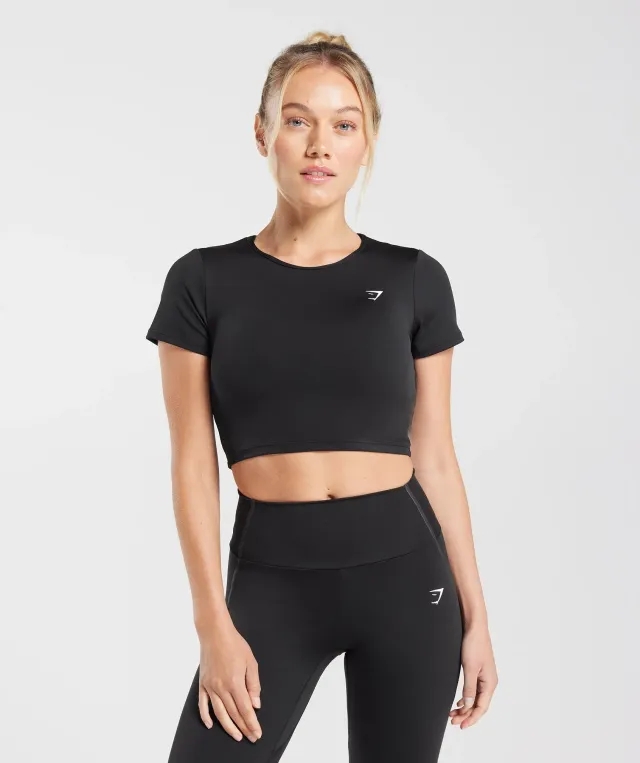 Gymshark Everyday Cap Sleeve T-Shirt - Black