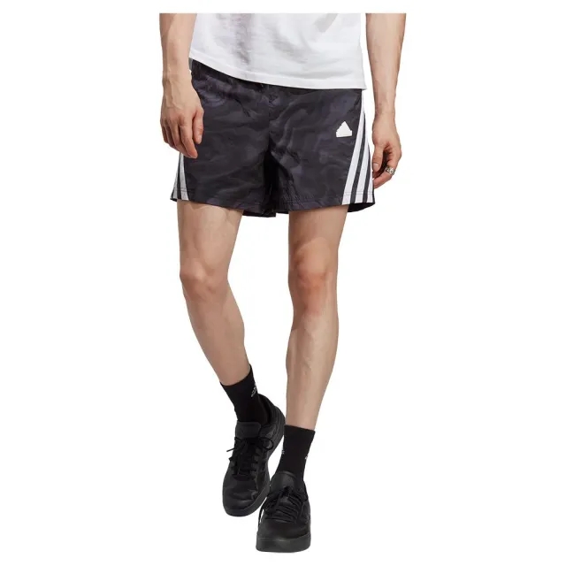 adidas Future Icons Allover Print Shorts Mens Gym Short - Black