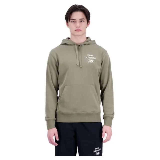 New Balance Essentials Brushed Back Fleece Hoodie
