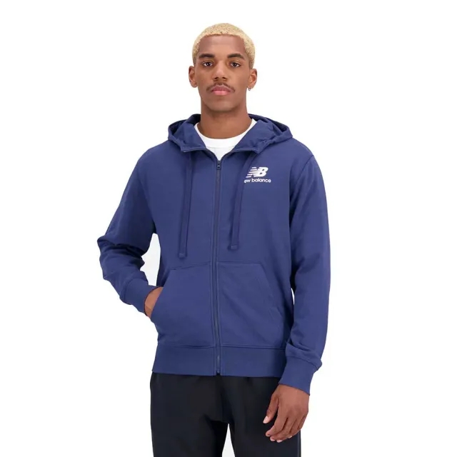 New Balance Essentials Stacked Logo French Terry Jacket