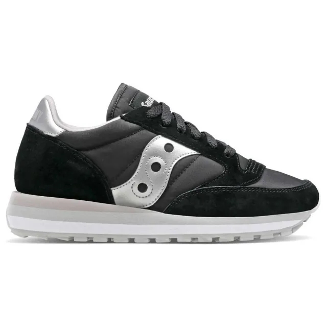 Saucony Women's Jazz Triple - Black/Silver -  Size: UK 8