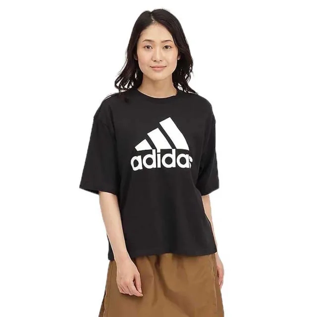adidas  W BL BF TEE  women's T shirt in Black