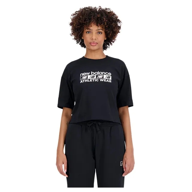 New Balance Essentials Americana Jersey Boxy Short Sleeve T-shirt