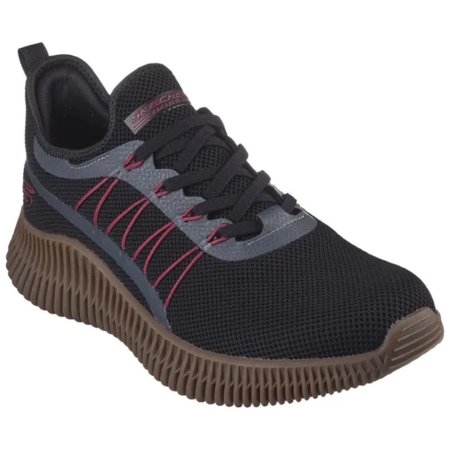 Skechers Men's BOBS Geo Sneaker in Black