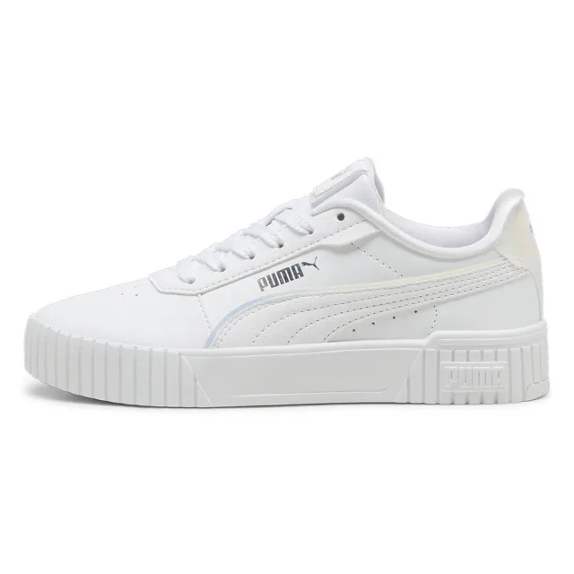 PUMA Kids' Carina 2.0 Holo Trainers, White
