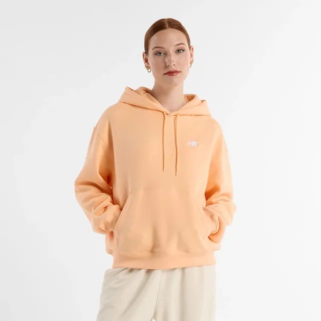 New Balance  SMALL LOGO HOODIE  women's Sweatshirt in Green