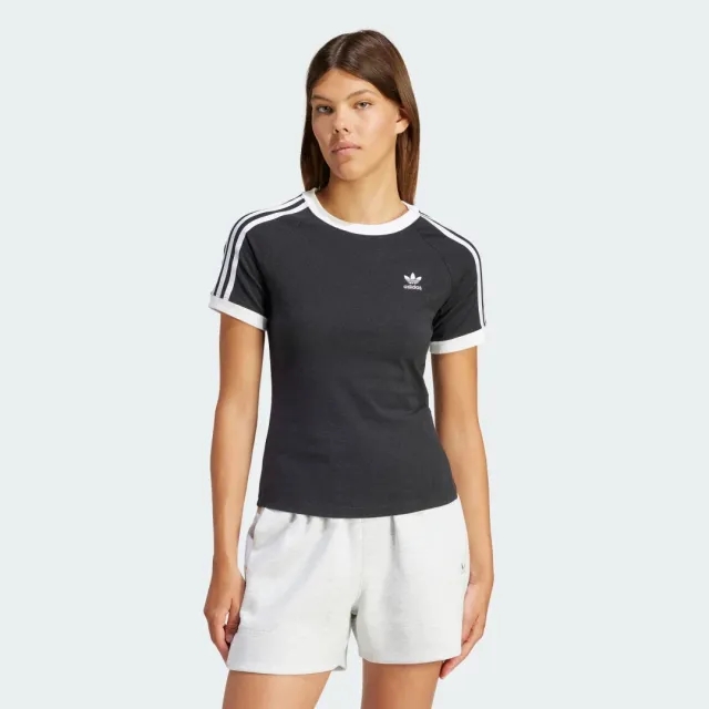 adidas Originals adidas 3-Stripes Slim Raglan T-Shirt