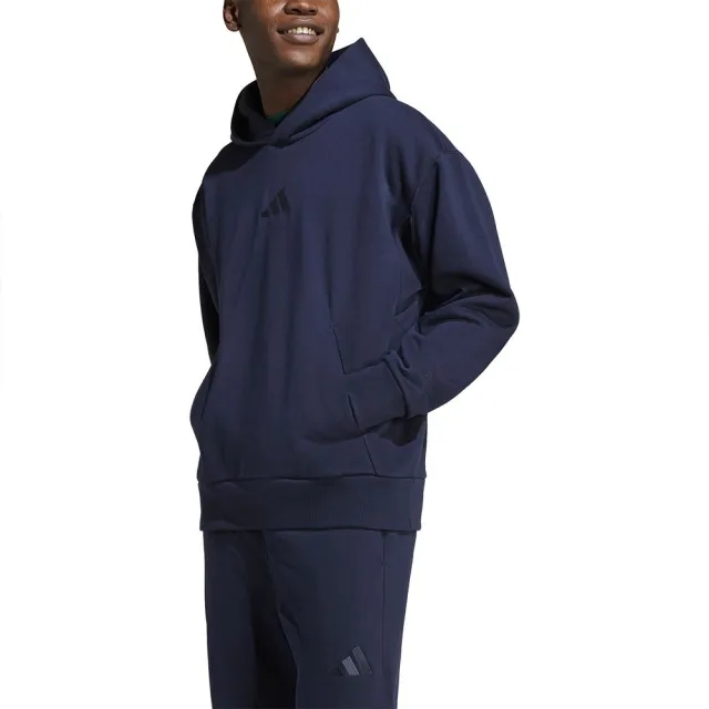 Manchester United x adidas ALL SZN Fleece Hoodie Navy