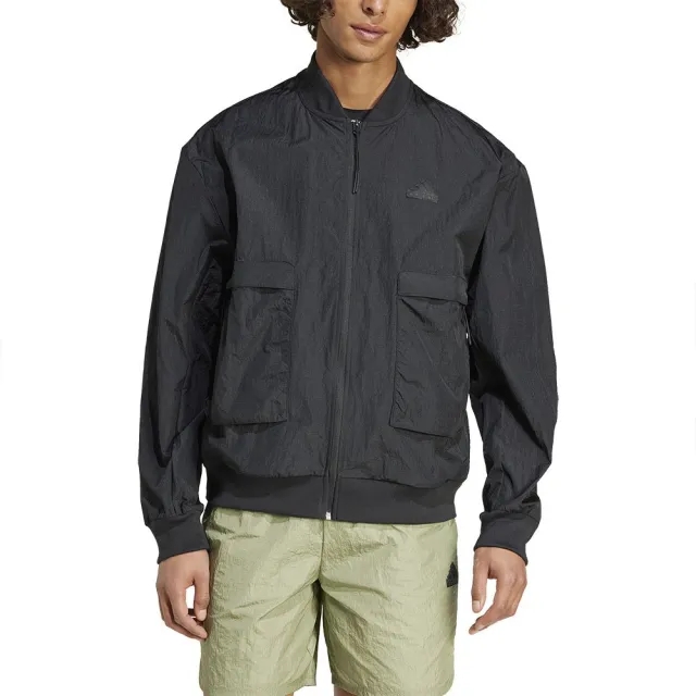 adidas  City Escape Premium Bomber Jacket  men's Jacket in Black
