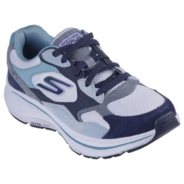 Skechers Women's GO RUN Consistent 2.0 - Retro Stride Sneaker in Blue/Navy Blue