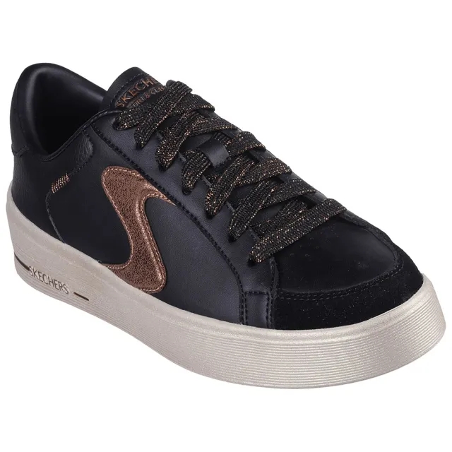 Skechers Women's Hiland - Quite Chic Sneaker in Black/Brown
