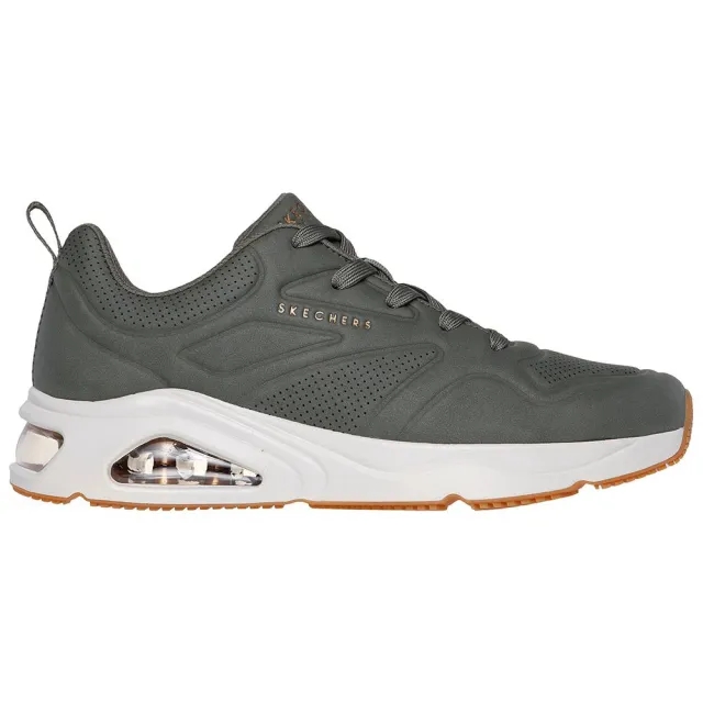 Skechers Men's Tres-Air Uno - Ah-Mazing Sneaker in Olive