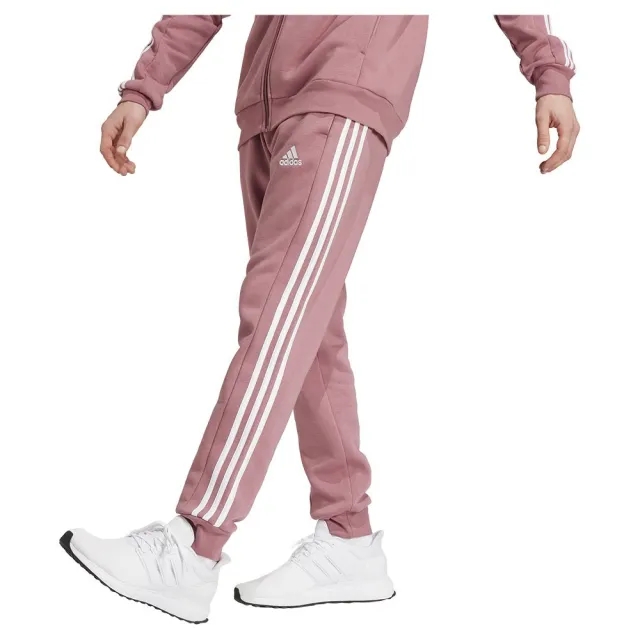 Adidas Essentials Fleece 3 Stripes Tapered Cuff Joggers