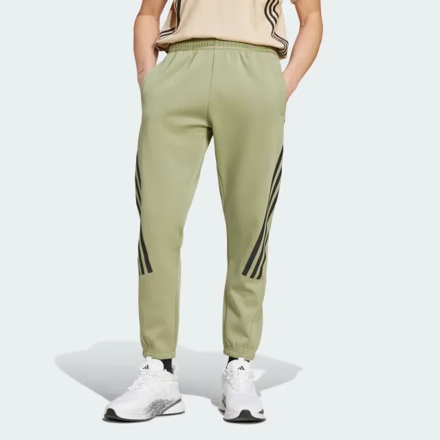 adidas Men's Future Icons 3 Stripes Pants, Tent Green