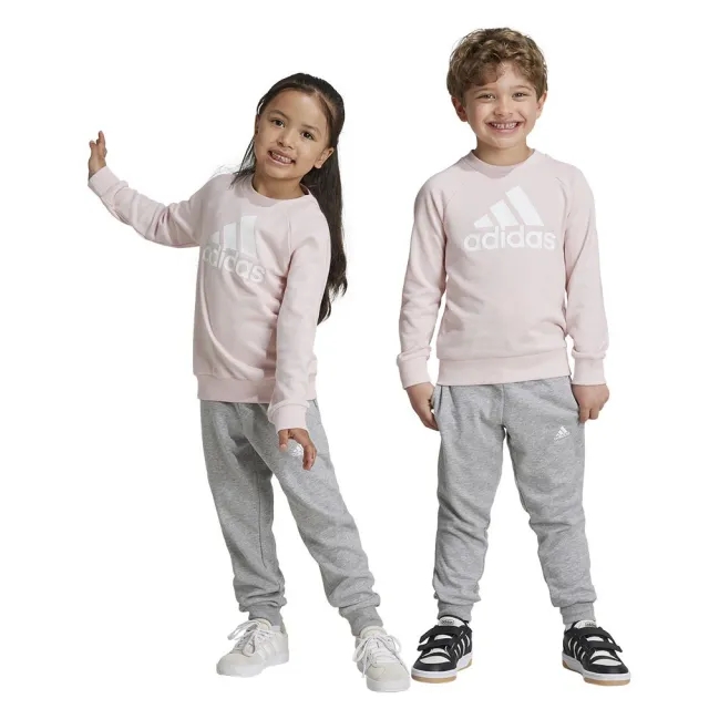 adidas Essentials Logo French Terry Jogger Set - Pink