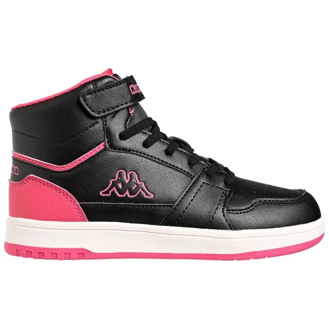 Kappa  LOGO RERNAL MD EV KID  girls's Children's Shoes (High-top Trainers) in Black