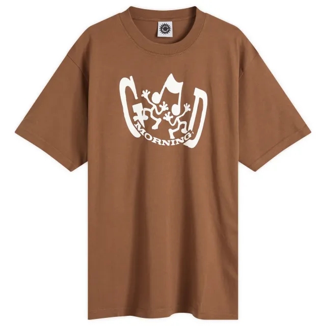 Good Morning Tapes Men's Dancers T-Shirt Choc