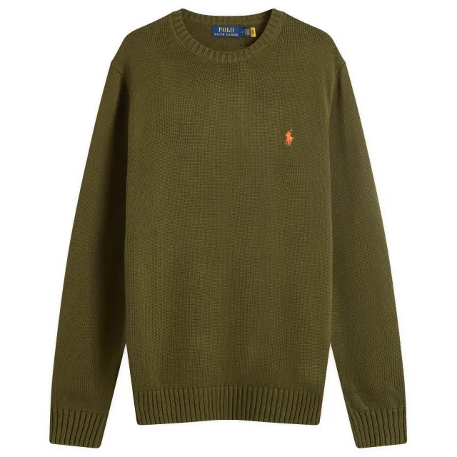 Polo Ralph Lauren Men's Standard Fit Crew Sweater New Olive