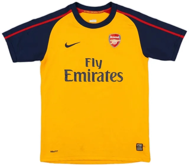 Nike 2008-09 Arsenal Away Shirt - 7/10 - (L.Boys)