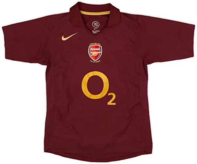 Nike 2005-06 Arsenal Home Shirt - 8/10 - (M.Boys)