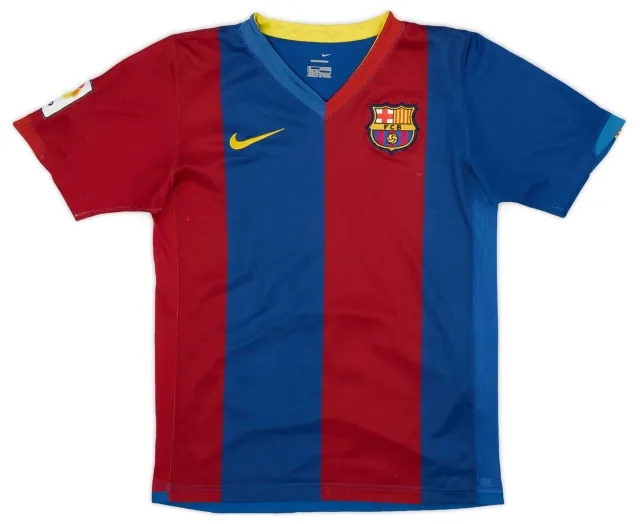 Nike 2006-07 Barcelona Home Shirt - 7/10 - (M.Boys)