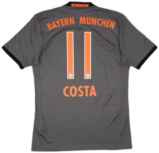 adidas 2016-17 Bayern Munich Away Shirt D.Costa #11 - 8/10 - (S)