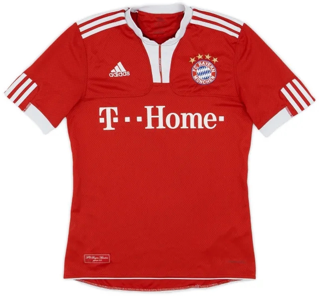 adidas 2009-10 Bayern Munich Home Shirt - 6/10 - (S)