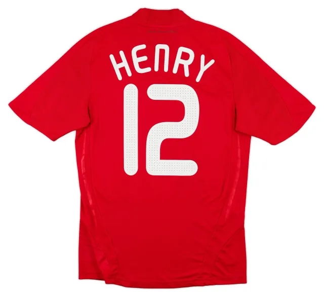 adidas 2007-08 France Away Shirt Henry #12 - Very Good 7/10 - (S)