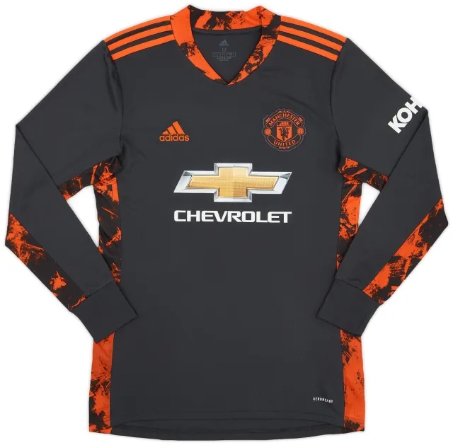 adidas 2020-21 Manchester United GK Shirt - 9/10 - (M)