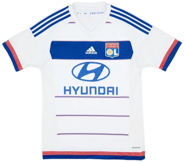 adidas 2015-16 Lyon Home Shirt - 5/10 - (S)