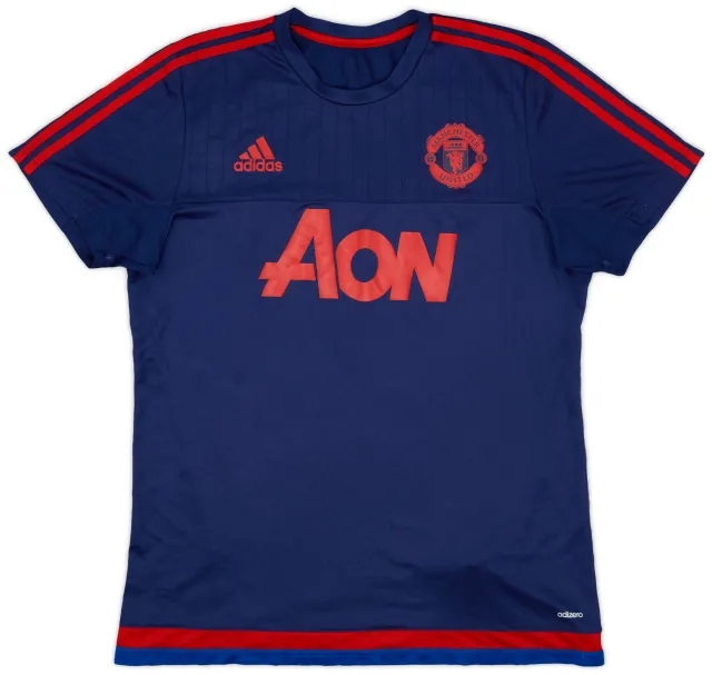 adidas 2015-16 Manchester United adizero Training Shirt - 9/10 - (L)