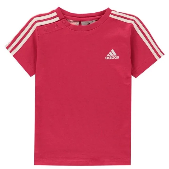 adidas  IB 3S TSHIRT  girls's Children's T shirt in Pink