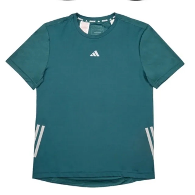 adidas  RUN 3S TEE  girls's Children's T shirt in Green