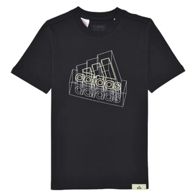 adidas  Tech Table Graphic T-Shirt  boys's Children's T shirt in Black