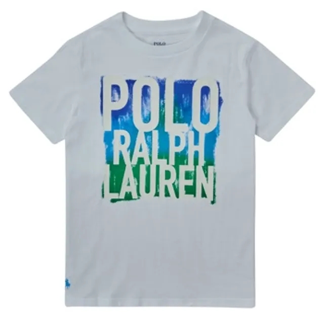 Polo Ralph Lauren  GOMMA  boys's Children's T shirt in White