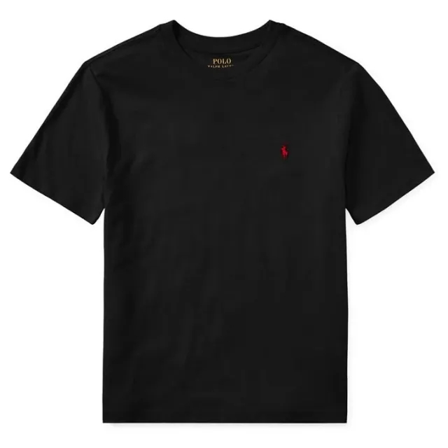 Polo Ralph Lauren Boy's Short Sleeve Logo T Shirt - Black
