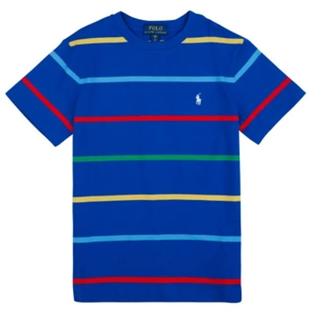 Polo Ralph Lauren  SSCNM2-KNIT SHIRTS-T-SHIRT  boys's Children's T shirt in Blue