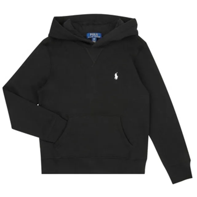 Polo Ralph Lauren  LS PO HOOD-TOPS-KNIT  boys's Children's sweatshirt in Black