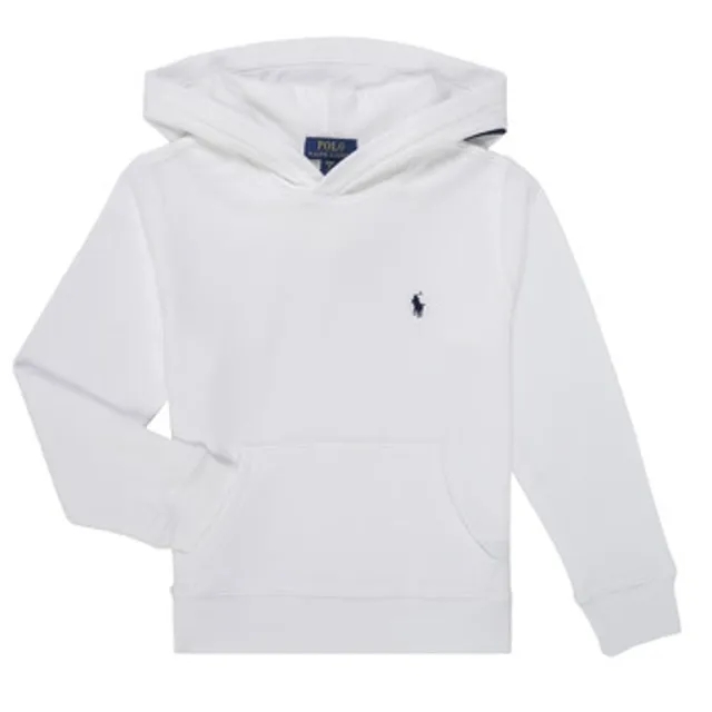 Polo Ralph Lauren  PO HOOD-KNIT SHIRTS-SWEATSHIRT  girls's Children's Sweatshirt in White