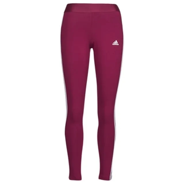 adidas  3 Stripes Leggings  women's Tights in Bordeaux