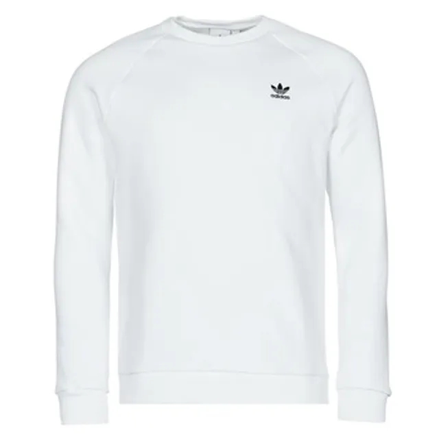 adidas  ESSENTIAL CREW  men's Sweatshirt in White