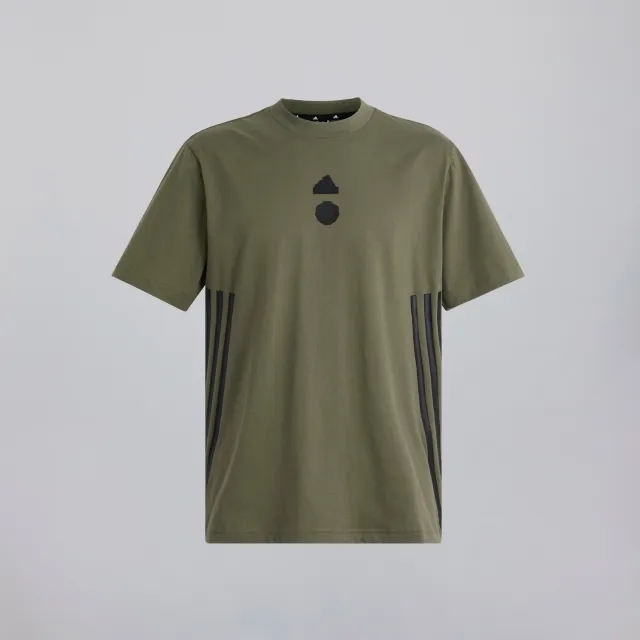 Manchester United x adidas Future Icons 3-Stripes T-Shirt Green