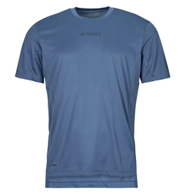 adidas  Multi T-Shirt  men's T shirt in Blue