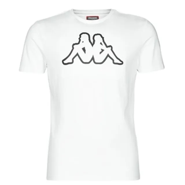 Kappa  CROMEN SLIM  men's T shirt in White