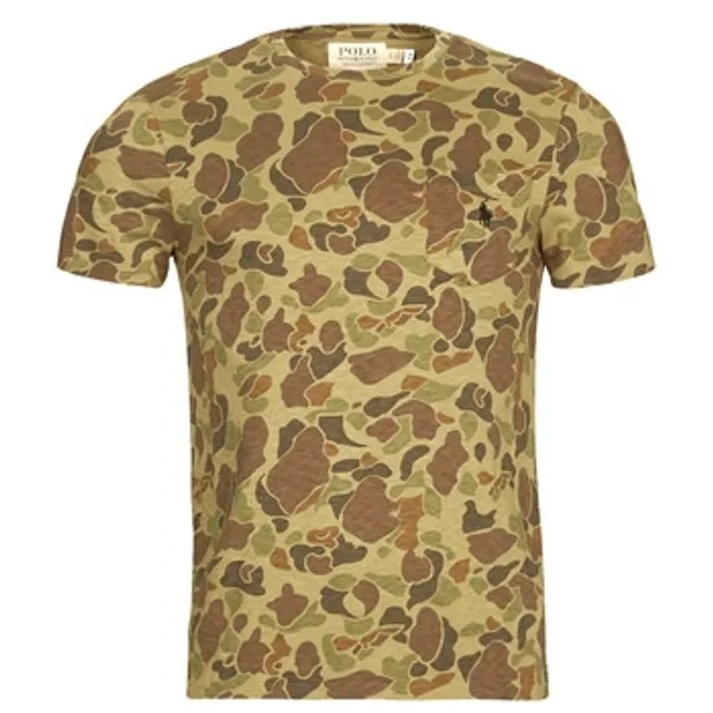 Polo Ralph Lauren  T-SHIRT AJUSTE AVEC POCHE EN COTON  men's T shirt in Multicolour