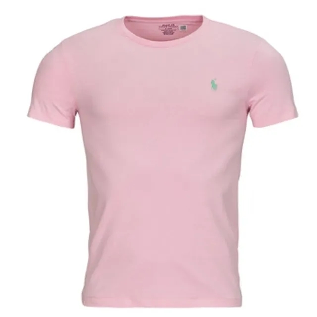 Polo Ralph Lauren  T-SHIRT AJUSTE EN COTON  men's T shirt in Pink